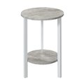 Pipers Pit Graystone 24 in. Plant Stand, Faux Birch & White - 23.75 x 15 x 15 in. PI2539968